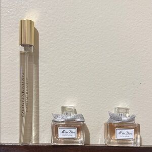 Donna Karan and Miss Dior Perfume Set